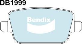 BENDIX DB1999 4WD - Set placute frana,frana disc - allinparts.ro