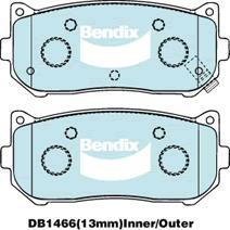 BENDIX DB1466 GCT - Set placute frana,frana disc allinparts.ro