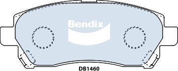 BENDIX DB1460 4WD - Set placute frana,frana disc allinparts.ro