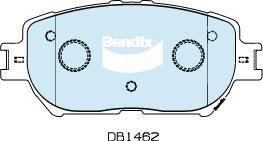BENDIX DB1462 GCT - Set placute frana,frana disc allinparts.ro