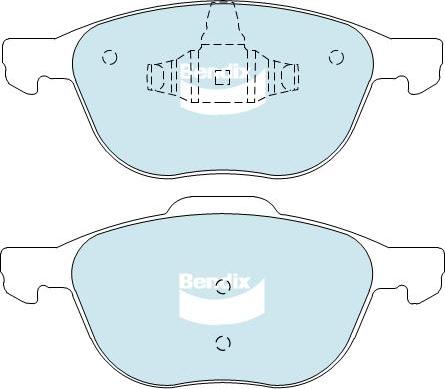 BENDIX DB1679 ULT - Set placute frana,frana disc allinparts.ro