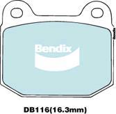 BENDIX DB116 GCT - Set placute frana,frana disc - allinparts.ro