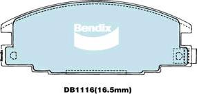 BENDIX DB1116 4WD - Set placute frana,frana disc - allinparts.ro