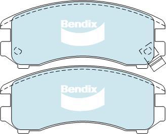 BENDIX DB1117 MKT - Set placute frana,frana disc - allinparts.ro