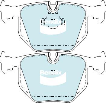 BENDIX DB1397 4WD - Set placute frana,frana disc - allinparts.ro