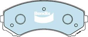 BENDIX DB1385 4WD - Set placute frana,frana disc allinparts.ro