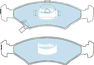 BENDIX DB1335 GCT - Set placute frana,frana disc allinparts.ro