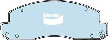 BENDIX DB1293 MKT - Set placute frana,frana disc allinparts.ro