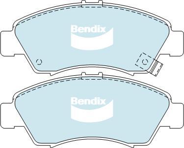 BENDIX DB1262 4WD - Set placute frana,frana disc - allinparts.ro