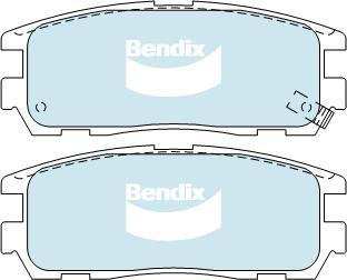 BENDIX DB1280 MKT - Set placute frana,frana disc allinparts.ro