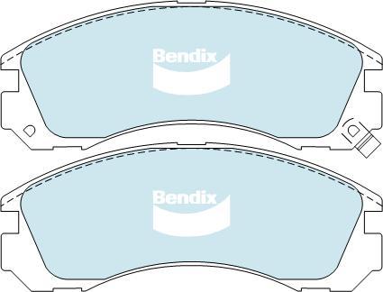 BENDIX DB1223 MKT - Set placute frana,frana disc - allinparts.ro