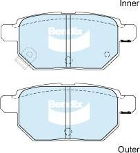 BENDIX DB1786 UP - Set placute frana,frana disc allinparts.ro
