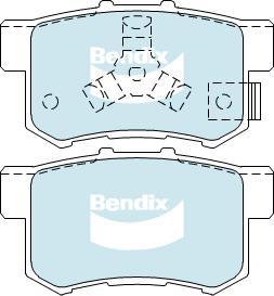 BENDIX DB1728 HD - Set placute frana,frana disc - allinparts.ro