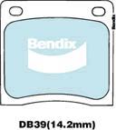 BENDIX DB39 GCT - Set placute frana,frana disc - allinparts.ro
