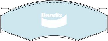 BENDIX DB340 4WD - Set placute frana,frana disc - allinparts.ro