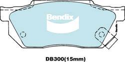 BENDIX DB300 GCT - Set placute frana,frana disc allinparts.ro