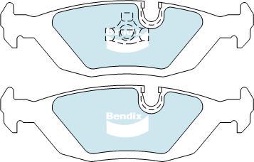 BENDIX DB296 EURO+ - Set placute frana,frana disc - allinparts.ro