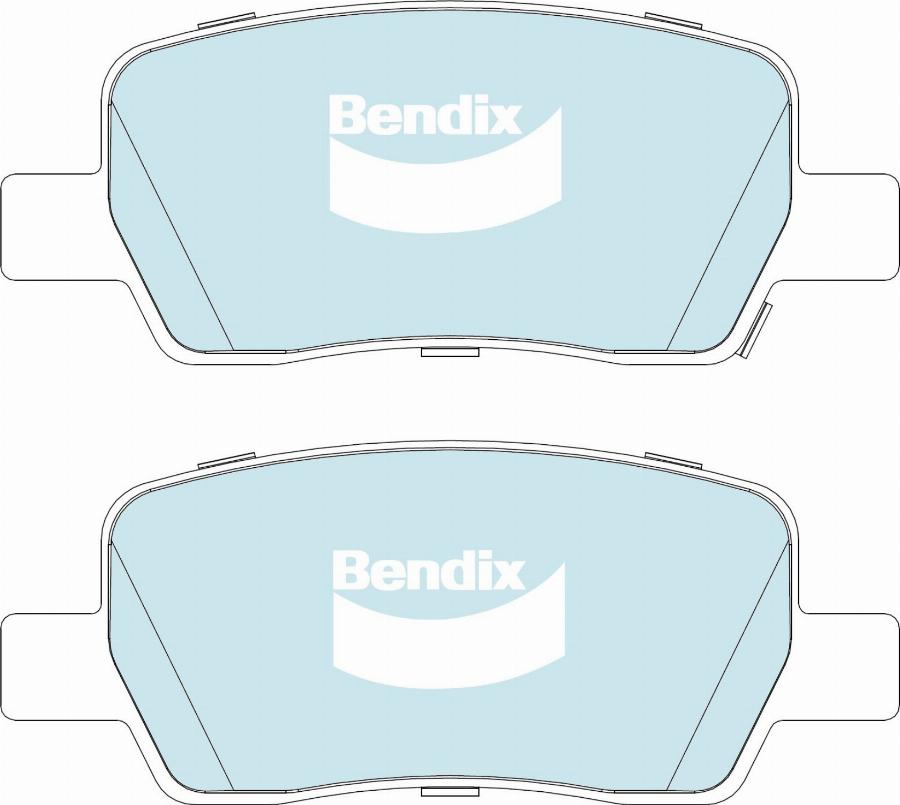 BENDIX DB2643 4WD - Set placute frana,frana disc - allinparts.ro
