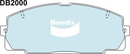 BENDIX DB2000 GCT - Set placute frana,frana disc - allinparts.ro