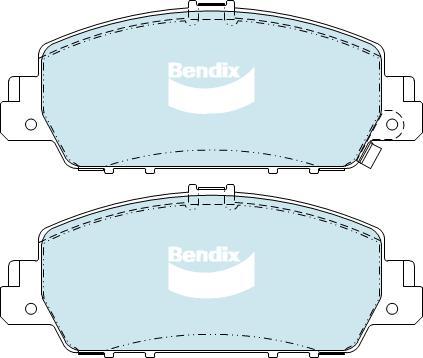 BENDIX DB2304 4WD - Set placute frana,frana disc - allinparts.ro