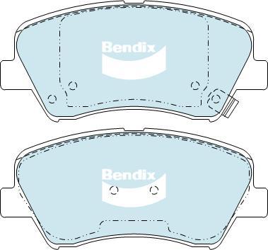 BENDIX DB2240 ULT - Set placute frana,frana disc - allinparts.ro