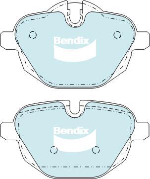 BENDIX DB2225 MKT - Set placute frana,frana disc - allinparts.ro