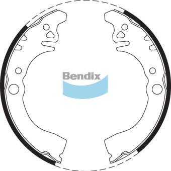 BENDIX DS0034 - Set saboti frana - allinparts.ro