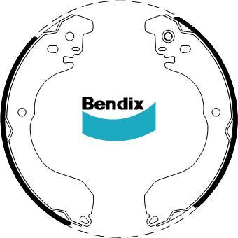 BENDIX DS1264 - Set saboti frana - allinparts.ro