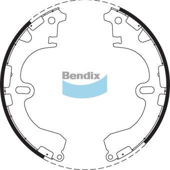 BENDIX DS2311 - Set saboti frana - allinparts.ro