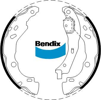 Bendix-AU BS5259 - Set saboti frana - allinparts.ro