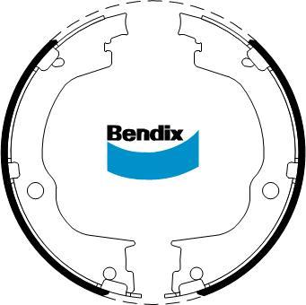 Bendix-AU BS5258 - Set saboti frana, frana de mana - allinparts.ro