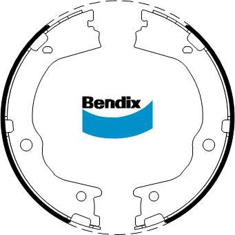 Bendix-AU BS5260 - Set saboti frana, frana de mana - allinparts.ro