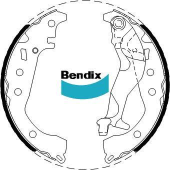 Bendix-AU BS5276 - Set saboti frana - allinparts.ro