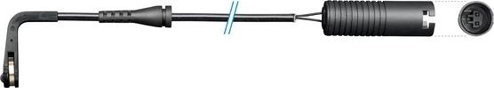 Bendix-AU BWS1014 - Senzor de avertizare,uzura placute de frana - allinparts.ro