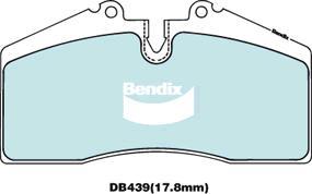 Bendix-AU DB439 ULT - Set placute frana,frana disc allinparts.ro