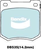 Bendix-AU DB535 GCT - Set placute frana,frana disc - allinparts.ro