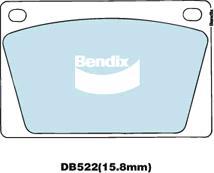 Bendix-AU DB522 GCT - Set placute frana,frana disc allinparts.ro