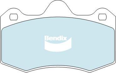 Bendix-AU DB1938 SRT - Set placute frana,frana disc allinparts.ro