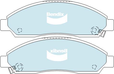 Bendix-AU DB1468 -4WD - Set placute frana,frana disc - allinparts.ro