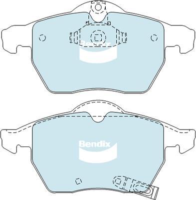 Bendix-AU DB1510 GCT - Set placute frana,frana disc - allinparts.ro