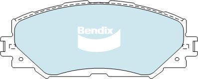 Bendix-AU DB1802 -4WD - Set placute frana,frana disc allinparts.ro