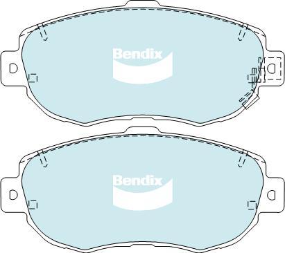 Bendix-AU DB1395 HD - Set placute frana,frana disc allinparts.ro