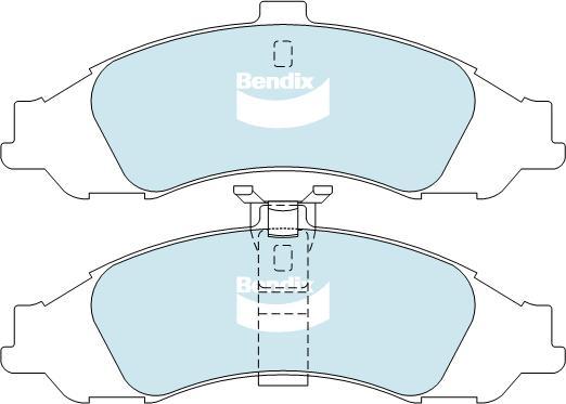 Bendix-AU DB1331 GCT - Set placute frana,frana disc allinparts.ro