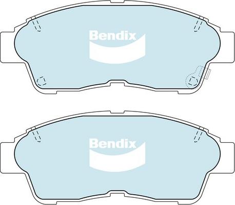 Bendix-AU DB1267 GCT - Set placute frana,frana disc allinparts.ro
