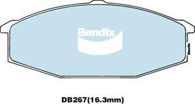 Bendix-AU DB267 GCT - Set placute frana,frana disc - allinparts.ro