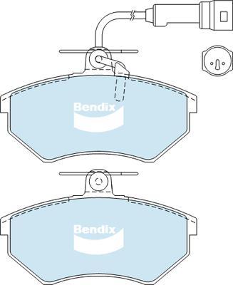 Bendix-AU DB2069 GCT - Set placute frana,frana disc allinparts.ro