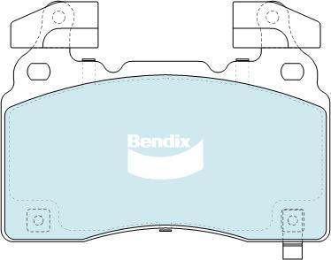 Bendix-AU DB2358 SRT - Set placute frana,frana disc allinparts.ro