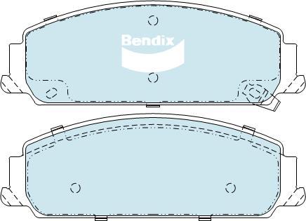 Bendix-AU DB2266 GCT - Set placute frana,frana disc allinparts.ro
