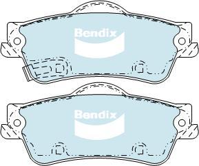Bendix-AU DB2267 GCT - Set placute frana,frana disc allinparts.ro