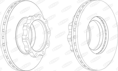 Beral BCR144A - Disc frana - allinparts.ro